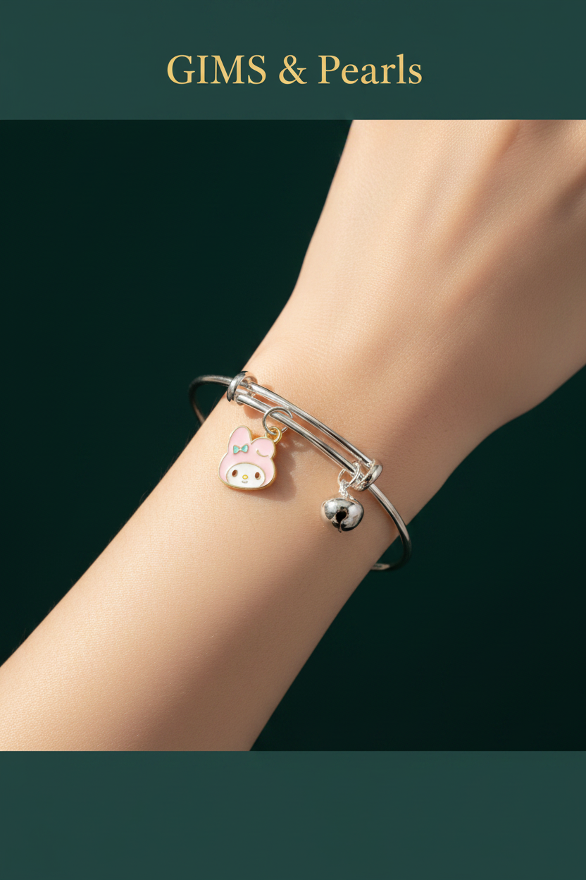 My Melody Bangle - Wrist Emerald