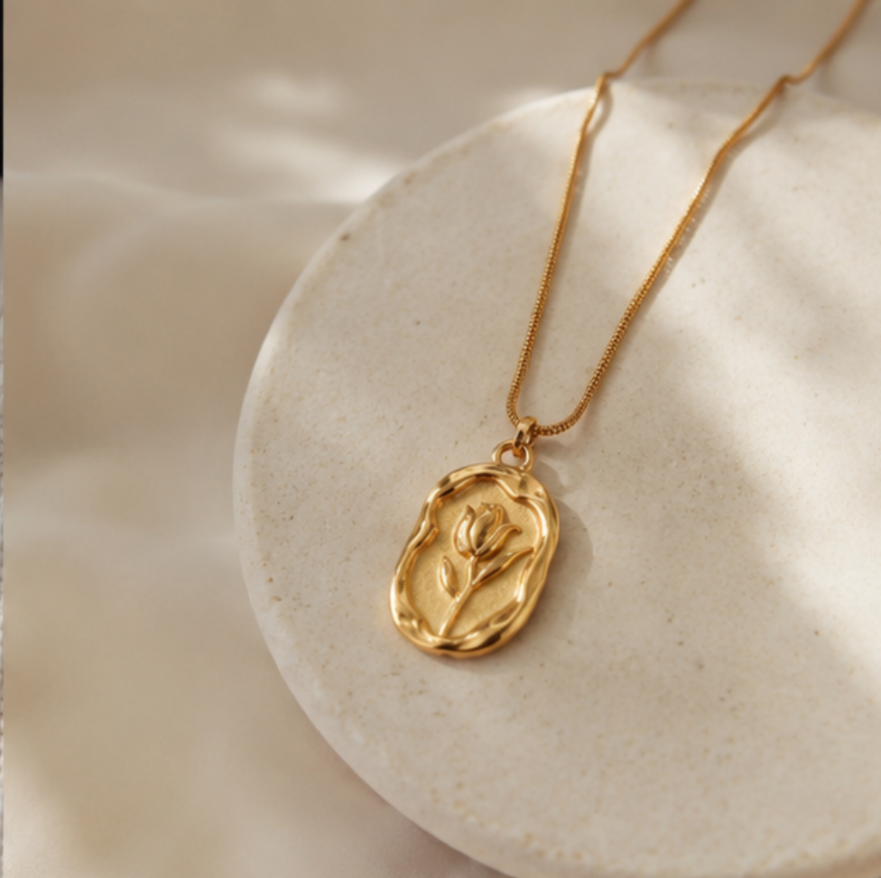 MN-00707-Golden-Tulip-Bloom-Necklace
