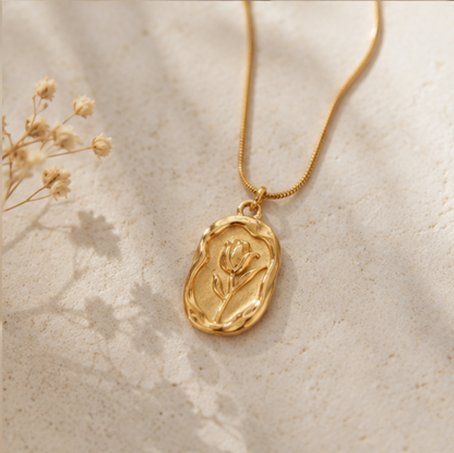 MN-00707-Golden-Tulip-Bloom-Necklace