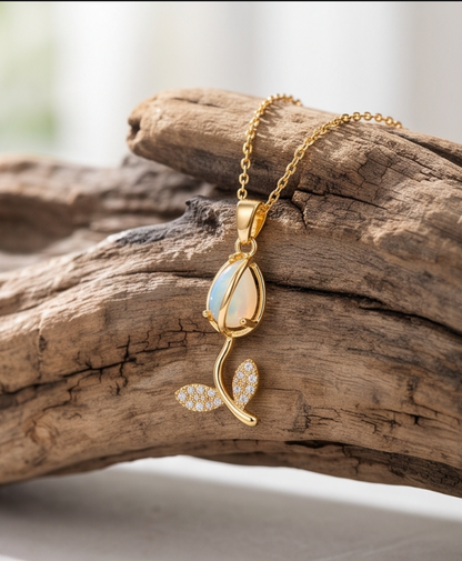 MN-00706 - Golden Tulip Pendant