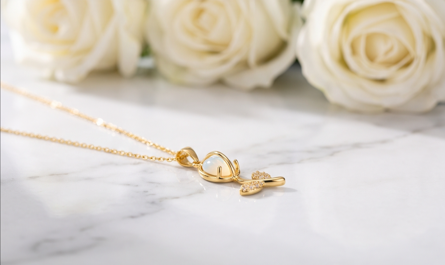 MN-00706 - Golden Tulip Pendant
