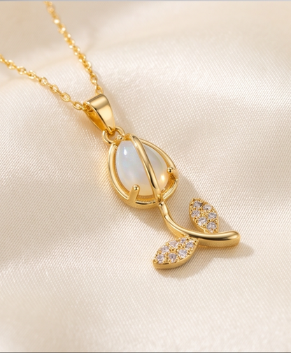 MN-00706 - Golden Tulip Pendant