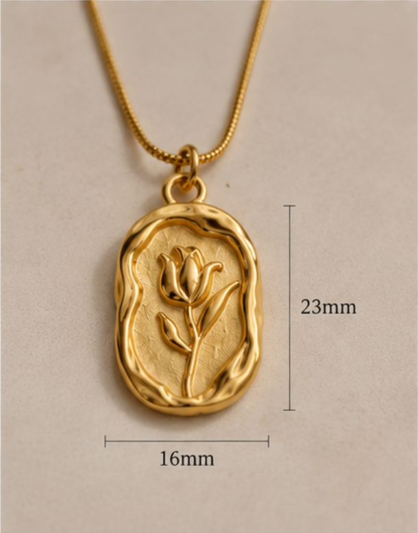 MN-00707-Golden-Tulip-Bloom-Necklace