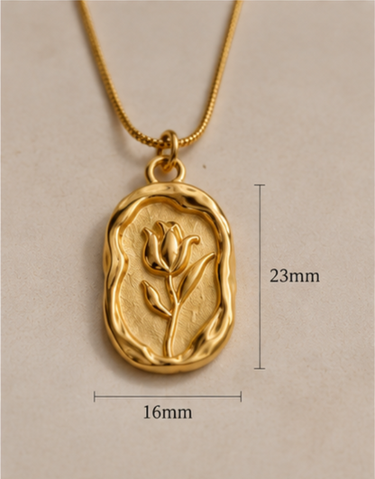 MN-00707-Golden-Tulip-Bloom-Necklace