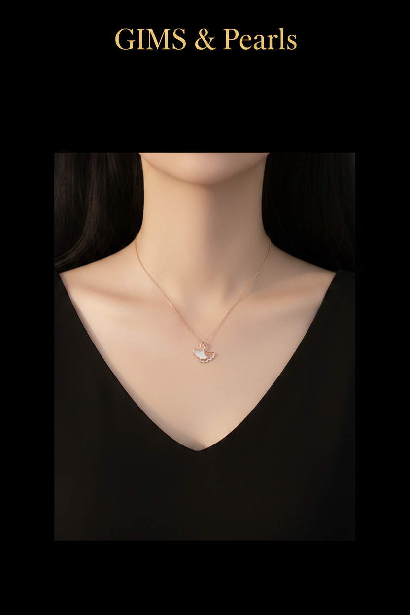 Almond Leaf - Neck Black