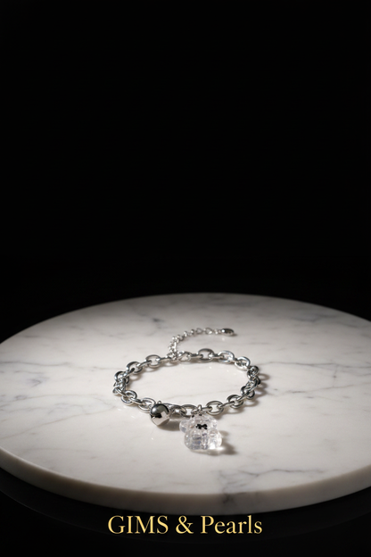 Bear Bracelet - Marble Black