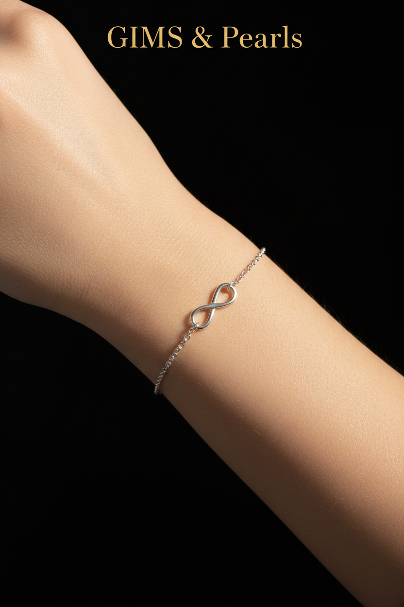 Infinity Bracelet - Wrist Black
