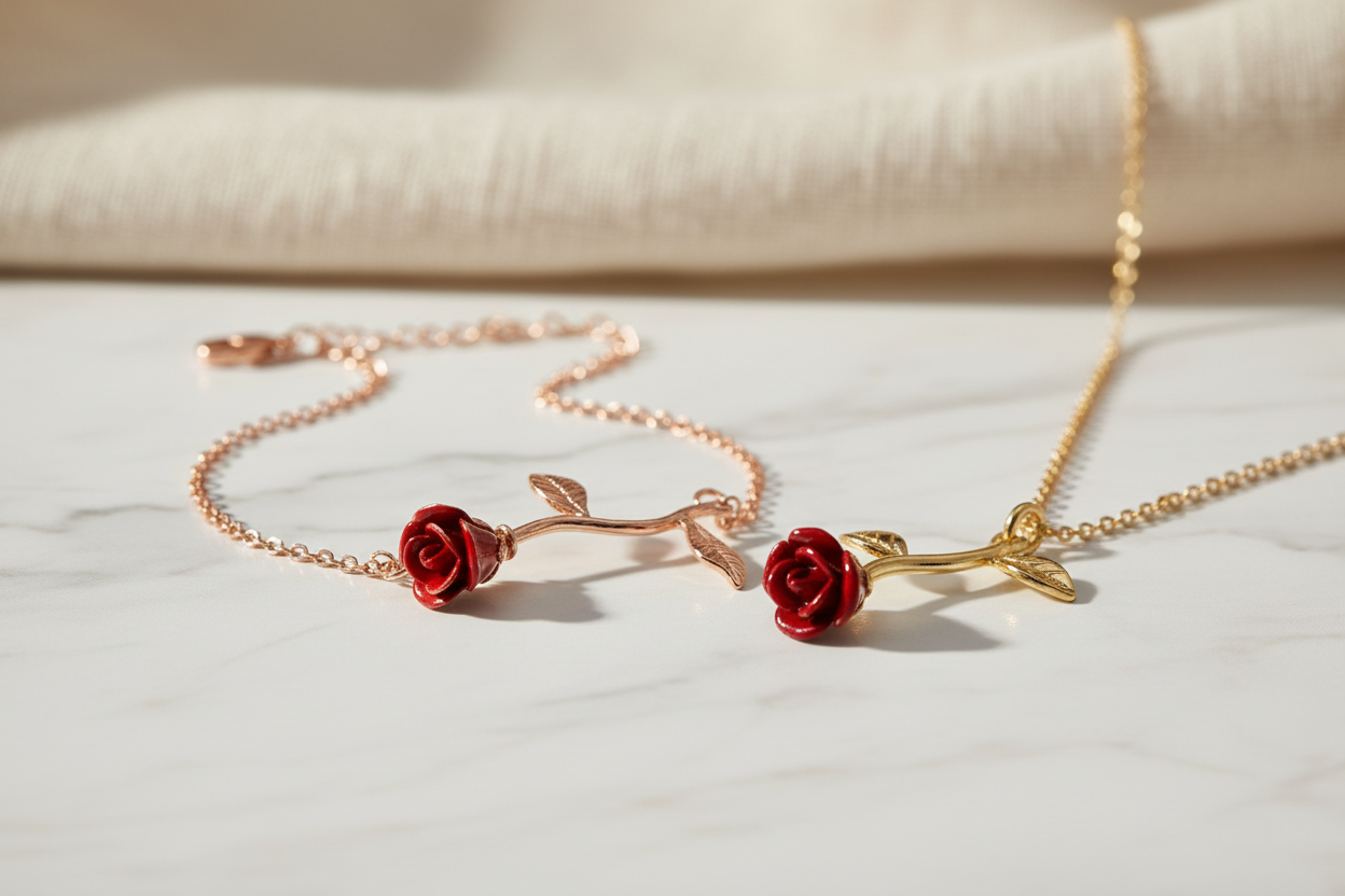 Jewelry Low Angle Side Shot