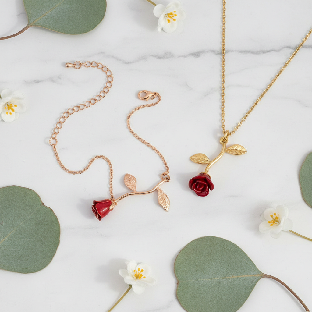 Jewelry with Botanical Props