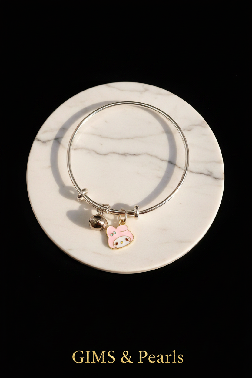 My Melody Bangle - Marble Black