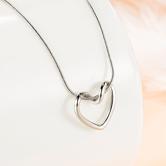MN-00702 - Silver Heart - Necklace