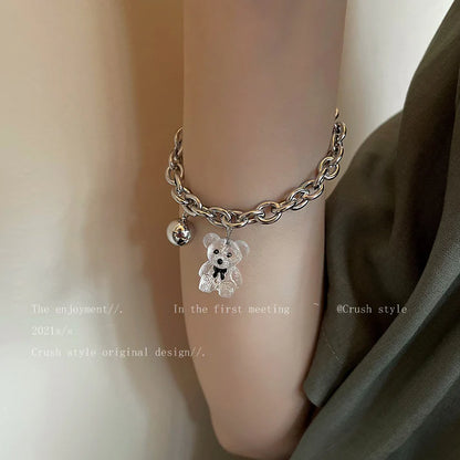 MN-00802 - Bear Silver - Bracelet