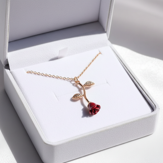 Rose Necklace Close-up