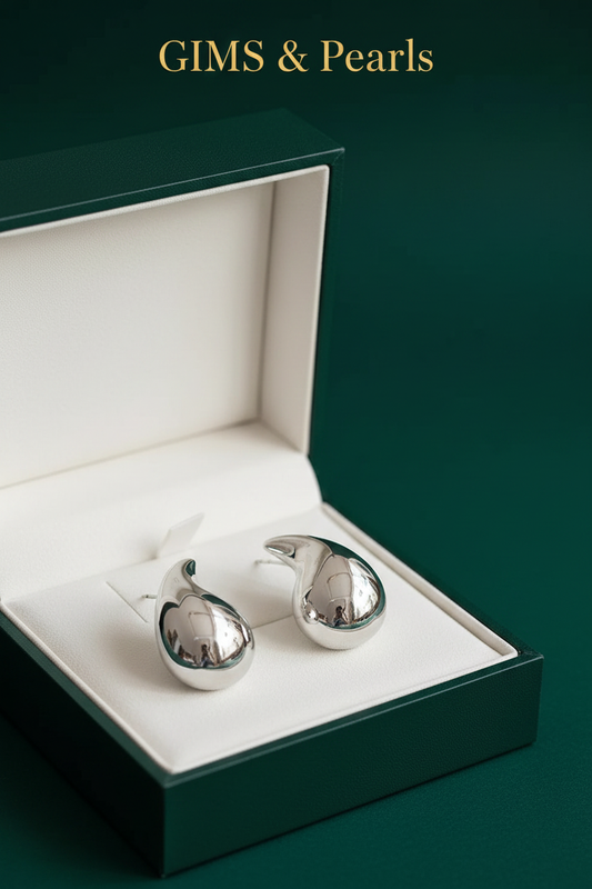 Silver Drop - Gift Box Emerald